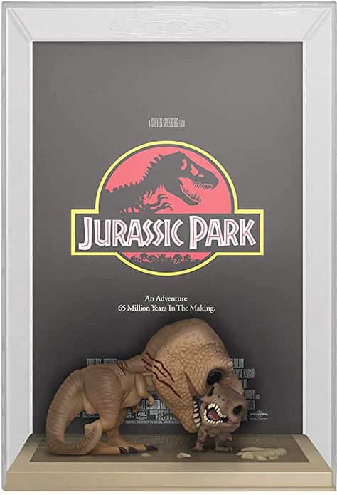 Amazon.com: Funko Pop! Movie Poster: Jurassic Park : Home & Kitchen Jurassic Park Characters, Jurrasic World, Jurassic Park T Rex, Jurassic Park Poster, Jurassic Park Movie, Vinyl Poster, Iconic Poster, Michael Crichton, Pop Disney