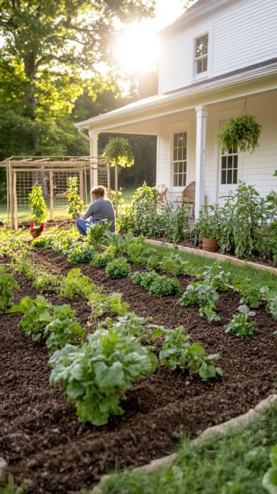 Homesteading Today Self Sufficient Living Aesthetic, Homesteader Aesthetic, Homestead Wife, Blueberry Patch, Dream Homestead, 2025 Prayer, Backyard Goals, Homestead Gardening, Backyard Flowers Garden