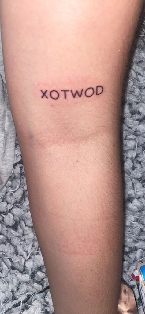 Xo Till We Over Dose Tattoo, Xo Till We Over Dose, Xotwod Tattoo, Lip Tattoos, Tattoo Quotes, Tatting, Tattoo Designs, Healing, Tattoos