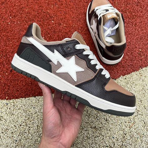 SALE OFF FROM #COSYZONE DM TO GET THE DISCOUNT Bape Sk8 Sta, Sk8 Sta, Bape Shoes, Ape Bape, Sale Off, Shoes Brown, Bathing Ape, A Bathing Ape, Low Sneakers