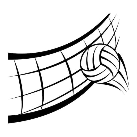 Vector volley ball icon logo vector desi... | Premium Vector #Freepik #vector #volleyball #volleyball-background #sports-silhouettes #object Volleyball Ball Logo, Volleyball Spiker, Volleyball Icon, Volleyball Vector, Volleyball Decor, Sports Silhouettes, Volleyball Background, Volleyball Silhouette, Nebraska Volleyball