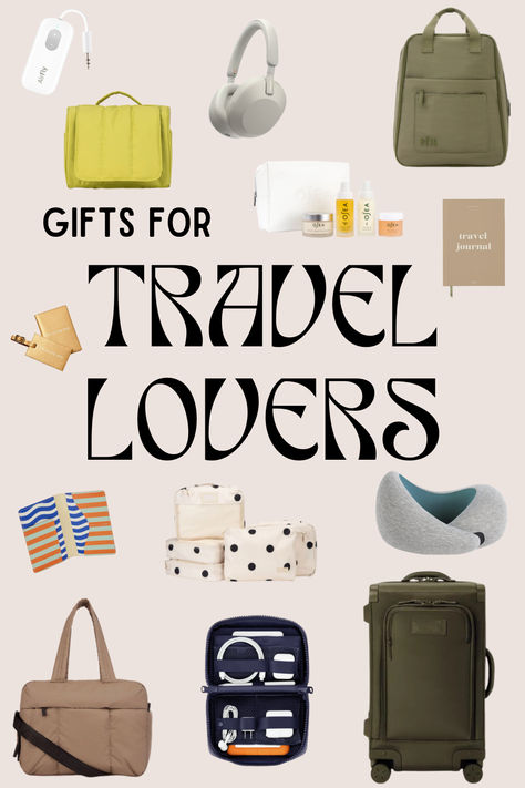 Check out our curation of the best gift ideas for the travel lover in your life. From chic luggage to luxury travel-sized toiletries and everything in between, these travel items will make long-haul flights and airport delays much more comfortable and glamorous. Traveling Abroad, Long Haul Flight, Best Gift Ideas, Long Haul, Travel Items, Travel Lover, Gift Guides, Luxury Travel, Gifts Ideas