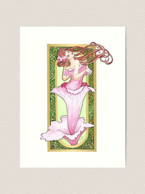 Art nouveau style Podoserpula Miranda (barbie pagoda) fungus inspired wall art, fantasy mushroom art. Podoserpula Miranda, Mushroom Lady Art, Mushroom Woman Art, Mushroom Woman, Mushroom Lady, Fantasy Mushroom, Woman Art Print, Faery Art, Lady Art