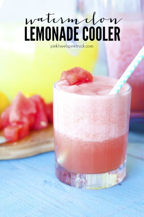 Watermelon Lemonade Cooler | anightowlblog.com Margarita Punch, Pomegranate Margarita, Divas Can Cook, Tequila Margarita, Strawberry Margarita, Watermelon Lemonade, Raspberry Lemonade, Pomegranate Juice, Easy Cocktails