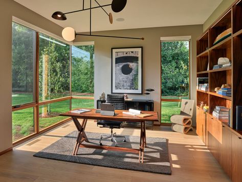 Look Inside a TN Architect's Dream Home Pocket Office Ideas, Architect's Office, Architect Office, Sims Challenge, House Elements, David Bailey, Dream Office, Office Inspo, Green Hills