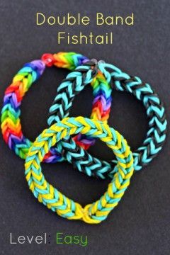 Rainbow Loom Fishtail, Loom Bands Designs, Loom Tutorials, Loom Band Patterns, Rainbow Loom Bracelets Easy, Fun Loom, Loom Love, Fishtail Bracelet, Rainbow Loom Tutorials