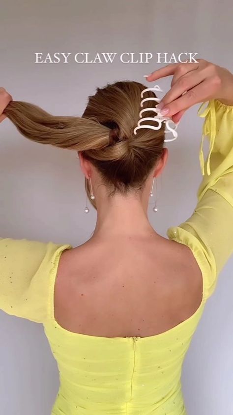 Buns For Long Hair Tutorial, Easy Diy Updos For Medium Hair Wedding Hairstyle Tutorials, Long Hair With Clips Hairstyles, Easy French Twist Updo, Ladies Day Hairstyles, Hair Pulled Back, Hair Do Simple, Easy Hair Updos For Long Hair, Hair Buns