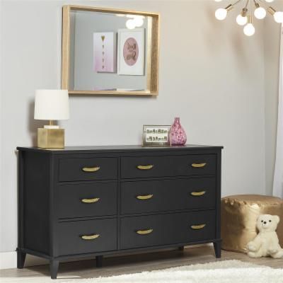 Changing Tables | Hayneedle Black Furniture Nursery, Dresser Black, Changing Table Topper, Black Dressers, Six Drawer Dresser, Kids Dressers, 3 Drawer Dresser, Ashley Furniture Homestore, Online Furniture Shopping