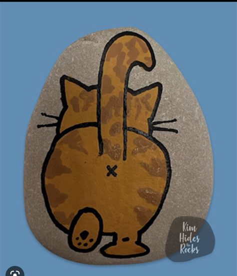 Cat And Dog Painted Rocks, Cat Rocks Painting, Rock Painting Ideas Cat, Happy Birthday Painted Rocks Ideas, Trippy Rock Painting, Cat Painted Rocks Ideas, Painted Dog Rocks, Welcome Rock Painting, Stone Painting Animals