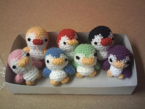 gehaakte pinguins Amigurumi, Mario Characters, Van, Crochet, Pattern, Fictional Characters, Art