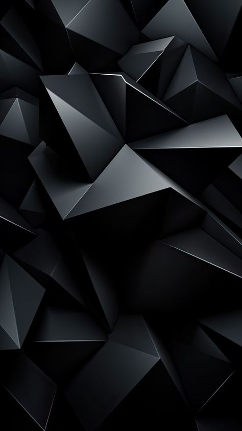 Black 3d Wallpaper Backgrounds, 3d Dark Wallpaper, 3d Black Wallpaper, Black 3d Wallpaper, Geometry Aesthetic, 3d Black Background, Geometric Wallpaper Hd, Black Hd Wallpaper Iphone, Geometric Shapes Wallpaper