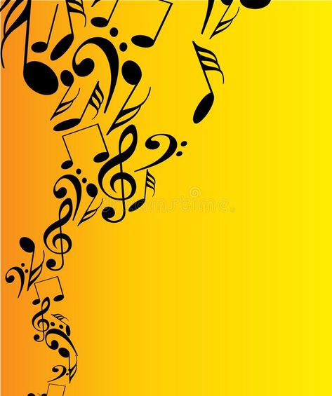 Music notes on yellow background royalty free stock photo Singer Background, Music Tones, Background Brown, Digital Art Photography, Fall Images, Celebrity Pics, Yellow Abstract, About Music, Yellow Paper