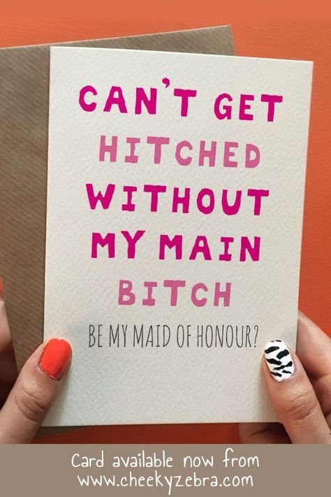 Bridesmaid Cards Funny, Maid Of Honour Proposal, Funny Bridesmaid Proposal, Bridesmaid Proposal Diy, Bridesmaid Funny, Bridesmaid Proposal Card, Asking Bridesmaids, Bridesmaid Boxes, Bridesmaid Invitation