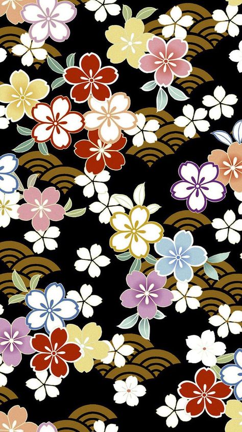 Japanese Computer Wallpaper, Japanese Pattern Wallpaper, Barn Boards, Japanese Wallpaper, Japan Crafts, Wallpaper Flower, Pola Kartu, For Wallpaper, Japanese Embroidery