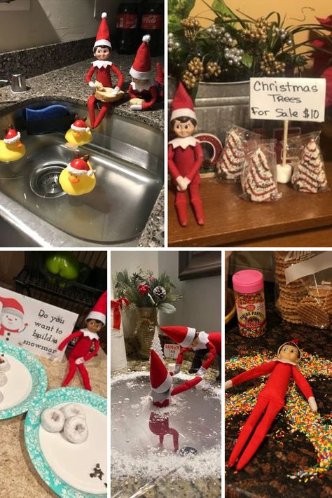 “Stress-Free Last-Minute Elf on the Shelf Ideas That Will Make You Look Like a Pro” Elf On The Shelf With Peppermints, Elf On The Shelf With Sprinkles, Elf On The Shelf Ideas With Batman, Elf On The Shelf Ideas Experiments, Elf On Shelf Kitchen Ideas, Elf In The Fridge Ideas, Elf On The Shelf Sprinkles In Sink, Elf On The Shelf Moana, El On The Shelf