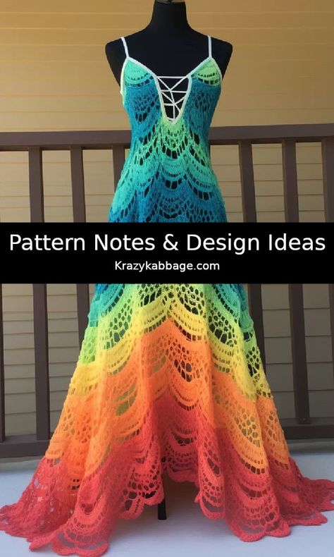 How to Make a Rainbow Dress from an AI Image – Krazy Kabbage Crocheted Dress Pattern Free, Plus Size Crochet Dress Pattern, Plus Size Crochet Dress Patterns Free, Easy Crochet Dress Pattern Free, Crochet Maxi Dress Pattern Free, Crochet Beach Dress Pattern Free, Maxi Dress Patterns Free, Free Crochet Dress Patterns, Kindness Crochet