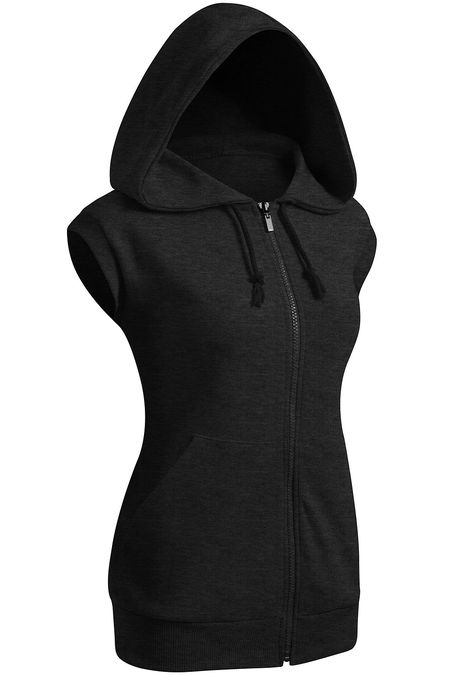 PRICES MAY VARY. SLEEVELESS PREMIUM Zipup Hoodie, we are used high quality fabric an essential closet staple / Moreover, the SLEEVELESS are the trend of today and therefore these Zipup Hoodie ensure high style quotient while letting you be comfortable. Women's Premium Cotton Zipup Hoodie is Comfortable to Wear / This Shirt Wear to any time / This Hoodie is made with lightweight and soft material that makes you feeling well for the soft skin Occasion : Sports, Uniform, Casual, Jogging, Tennis and Zipup Hoodie, Basic Hoodie, Hoodie Vest, Hoodie Zip, Fashion Hoodies, Sleeveless Hoodie, Cute Comfy Outfits, Zip Up Hoodies, Amazon Women