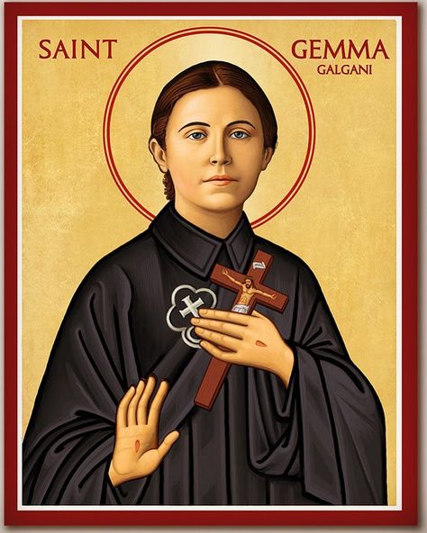 Saint Gemma Galgani, also known as the “Gem of Christ,” was an Italian mystic and stigmatist who lived in the late 19th and early 20th centuries. Born in 1878 in Tuscany, Gemma experienced numerous mystical experiences and visions from a young age. She was known for her intense devotion to God and her deep spiritual insights. Gemma also bore the stigmata, the wounds of Christ, on her hands, feet, and side. Despite the physical pain and suffering, she offered her sufferings up to God for the ... Count St Germain, Saint Gemma Galgani, Saint Gemma, The Incredulity Of Saint Thomas, St Gemma Galgani, Gemma Galgani, Monastery Icons, Elizabeth Ann Seton, Saint Agatha