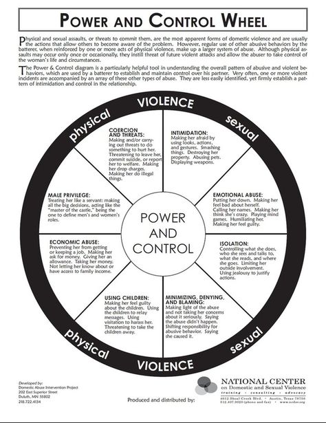 POWER & CONTROL WHEEL - "Julie Loves Hair"SPI Power And Control, Social Work, Counseling, Wheel