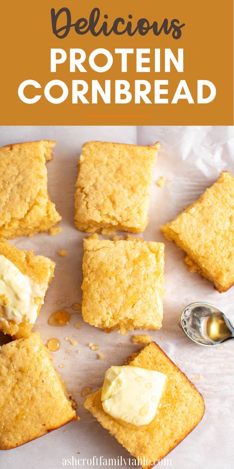 Jiffy cornbread with Greek yogurt. Greek Yogurt Cornbread, Healthy Jiffy Cornbread Recipes, Protein Cornbread, Crispy Cornbread, Healthy Cornbread, Greek Yogurt Recipe, Jiffy Cornbread Recipes, Cornbread Recipes, Jiffy Cornbread