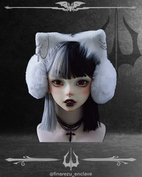 𝐄𝐚𝐫𝐦𝐮𝐟𝐟𝐬 “𝐆𝐨𝐭𝐡𝐢𝐜 𝐂𝐚𝐭” Wrap yourself in gothic warmth with the «Gothic Cat» Earmuffs. Designed with playful cat ears and a dark, mysterious charm, these plush earmuffs are perfect for keeping the cold at bay while embracing your inner creature of the night. #gothiccat #gothicaccessories #catstyle #gothicfashion #darkwinter #alternativefashion #gothicvibes #finarezuenclave #gothicaesthetic #earmuffs Cat Earmuffs, Gothic Cat, Creature Of The Night, Dark Mysterious, Gothic Accessories, Gothic Aesthetic, The Gothic, Creatures Of The Night, Shop Products