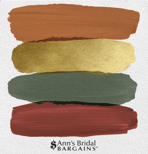 Color Palette Copper, Copper Bedroom, Rustic Wedding Decorations, Green Wedding Colors, Indie Room, Fall Color Palette, Rustic Colors, Fall Wedding Colors, Wedding Color Palette