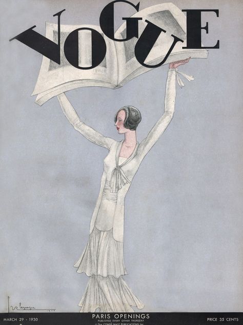 Photos: Reading in Vogue Vintage Vogue Covers, Art Deco Advertising, Vogue Photo, Vogue Magazine Covers, Vogue Vintage, Vogue Archive, Vintage Magazine Covers, Vintage Blog, Deco Fashion