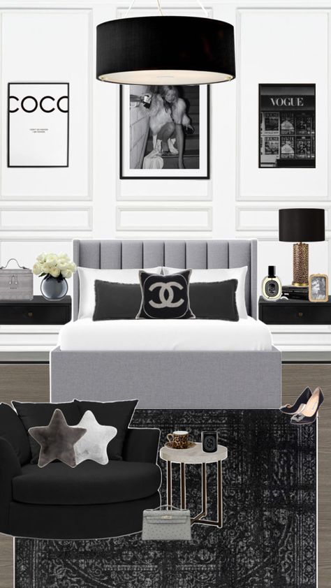 Grey Room Ideas Bedroom Aesthetic, Grey Room Ideas Bedroom, Ideas Bedroom Aesthetic, Bedroom Pillows Arrangement, Grey Room Ideas, Music Room Decor, Grey Room, Room Design Bedroom, Dream Room Inspiration