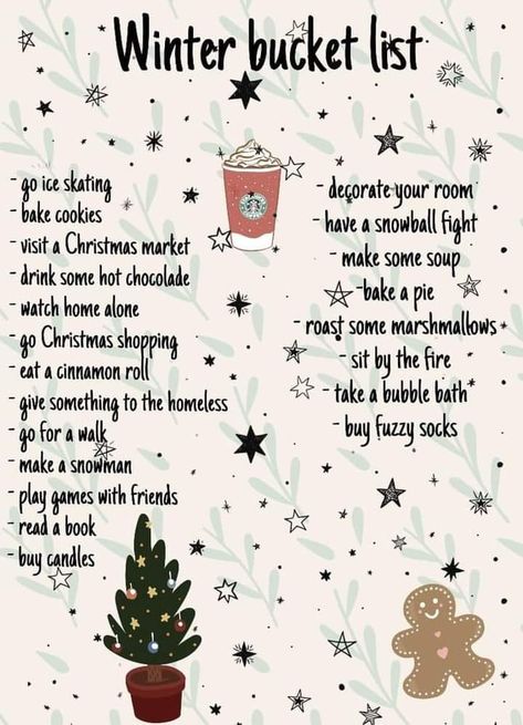 Fun Winter Things To Do With Friends, Fun Christmas Aesthetic, Activities To Do For Christmas, Thing To Do For Christmas, December List Of Things To Do, Winter To Do List Friends, Winter Holidays Aesthetic, Stuff To Do For Christmas, Xmas Things To Do