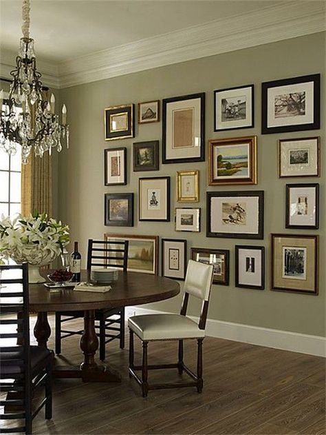 Gallery Wall Tutorial, Picture Placement, Hus Inspiration, Traditional Interior, Wall Gallery, Design Case, Room Table, Dining Room Decor, Decoration Design