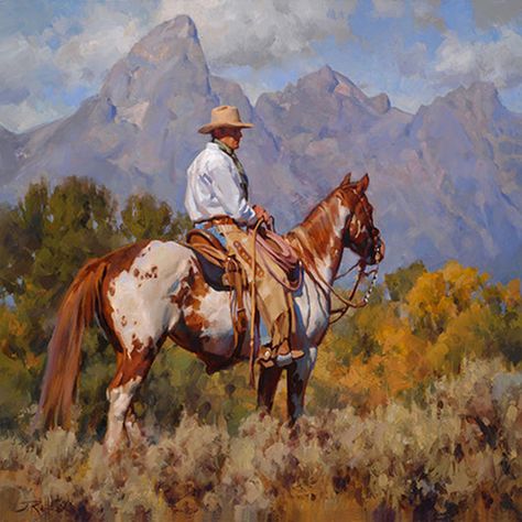 Cowboy Artists, Cowboy Pictures, Western Artwork, Rich Art, Wilde Westen, Western Paintings, Western Artist, West Art, Cowboy Art