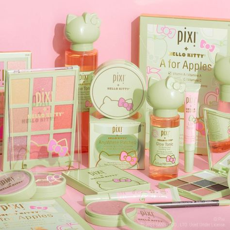 Pixi Hello Kitty, Hello Kitty Products, Apple Extract, Alat Makeup, Glow Tonic, Hello Kitty Makeup, Hello Kitty Rooms, Sephora Skin Care, Hello Kitty Accessories