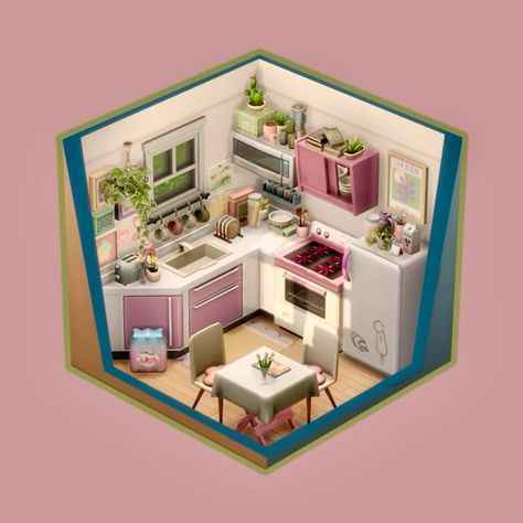 #HomeInterior #InteriorDesign #HomeDecor #DIYHome #CozySpaces #HomeInspo #DecorTips #RoomMakeover #StylishLiving #HomeSweetHome #Interiors #DesignInspiration #ModernHome #DecorLovers Kitchen The Sims 4, Pink House Interior, Sims 4 Loft, Sims Freeplay Houses, Sims 4 Kitchen, Sims 4 Bedroom, Cc Furniture, Story Layout, Sims 4 House Plans