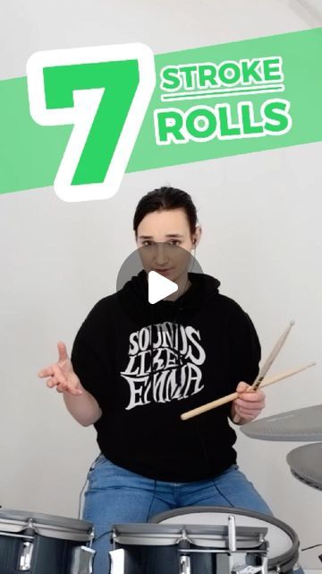 Alpyne Music’s Drum Department on Instagram: "When I was learning rolls, 7-stroke rolls were especially tricky for me. Here’s why they’re a bit of a challenge. . #drumrudiments #drumuniversity #drumming #drumstagram #drumplayer #femaledrummer #drumlessons" Drum Rudiments, Learn Drums, Female Drummer, Drum Lessons, Drummers, Re A, Drums, Rolls, Music