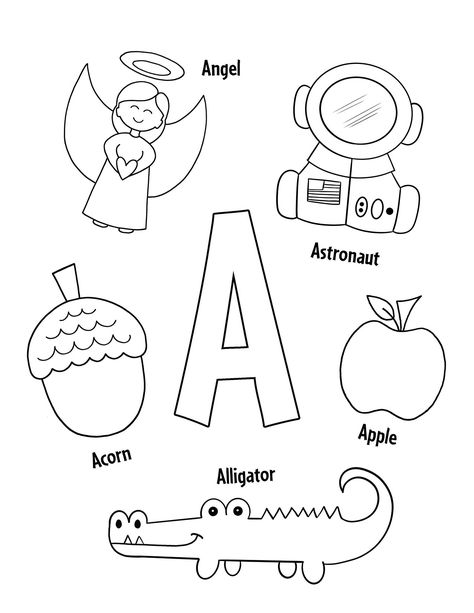 Kg1 Worksheets, Letter A Worksheets For Preschool, Letters Activities, Alphabet Crafts Preschool, Letter Worksheets For Preschool, Classroom Organization Elementary, Toddler Lessons, Lesson Plans For Toddlers, Tracing Sheets