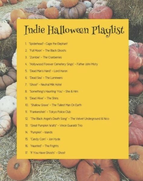 Indie Halloween, Indie Playlist, Halloween Playlist, Hallowen Ideas, Halloween Music, Best Living Room, Living Room Interior Design, Monster Mash, Fantasias Halloween