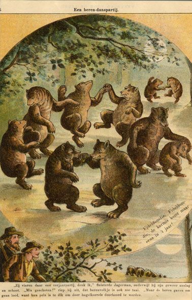 Paw Print Art, Real Memes, Bear Artwork, Dancing Animals, Vintage Animals, Dancing Drawings, Bear Paintings, Bear Illustration, Dancing Bears