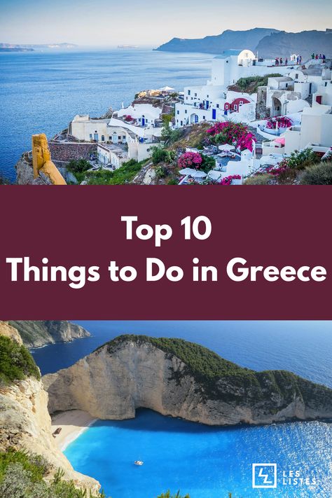 Greece is one of the best places to visit in Europe. For those visiting, there is something for everyone. Check out the top 10 things to do in Greece. #top10list #VisitGreece #Greece Things To Do In Greece, To Do In Greece, Greece Bucket List, Places To Visit In Europe, Paros Greece, Greece Beach, Tourism Day, Greece Travel Guide, Travel Greece