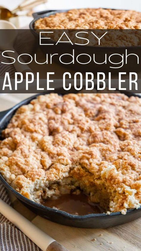 Decadent Sourdough Apple Cobbler Dessert Sourdough Dutch Apple Pie, Thanksgiving Sourdough Dessert Recipes, Sourdough Discard Apple Pie, Sour Dough Apple Recipes, Desserts Using Sourdough Discard, Sourdough Apple Bread Recipe, Easy Sourdough Discard Recipes Apple, Sourdough Berry Cobbler, Dessert Sourdough Discard