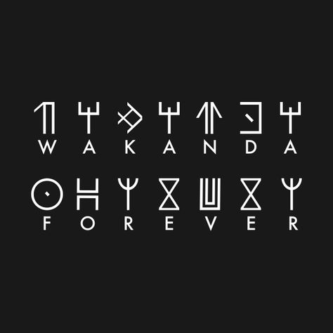 Wakanda Language, Wakanda Alphabet, Black Panther T Shirt, Arm Temporary Tattoos, Wiccan Symbols, Forever Products, Ancient Egypt Art, Alphabet Wallpaper, Wakanda Forever