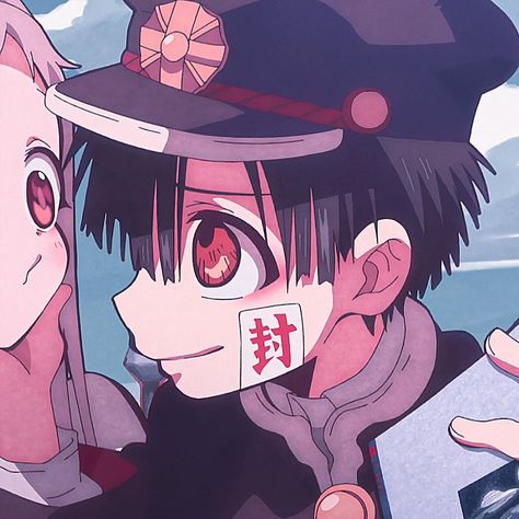 yashiro and hanako-kun Cartoon Profile Pictures, Couples Icons, Bring Me The Horizon, Jibaku Shounen Hanako-kun, Hanako Kun, Matching Pfp, Matching Icons, Vocaloid, Profile Picture