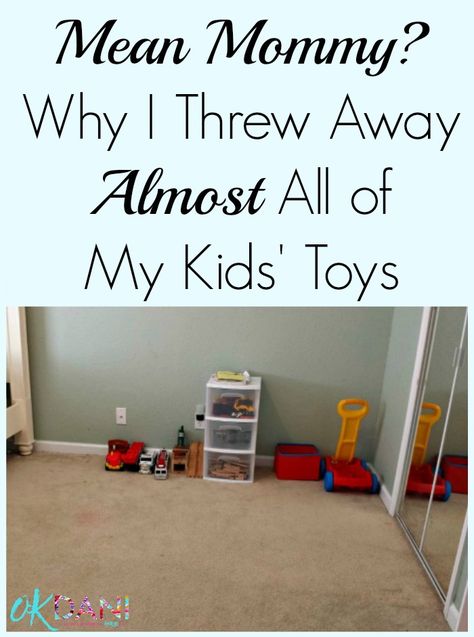 I Threw Away (Almost) All of My Kid’s Toys Minimal Toy Storage, Minimal Toy Room, Toy Minimalism, Declutter Toys, Minimalist With Kids, Minimalist Toys, Minimalist Kids Room, Minimalist Kids, Kids Room Paint