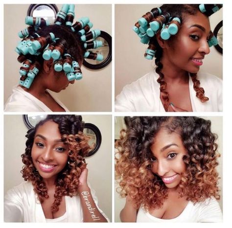 It has been awhile since a new ‘curl making’ invention has come out on the market and so when I... Natural Hair Roller Set, Roller Set Styles, Hair Rollers Short Hair, Rollers Short Hair, Roller Set Natural Hair, Hair Roller Set, Short Hair Black Women, Roller Set Hairstyles, Natural Hairstyles For Black Women