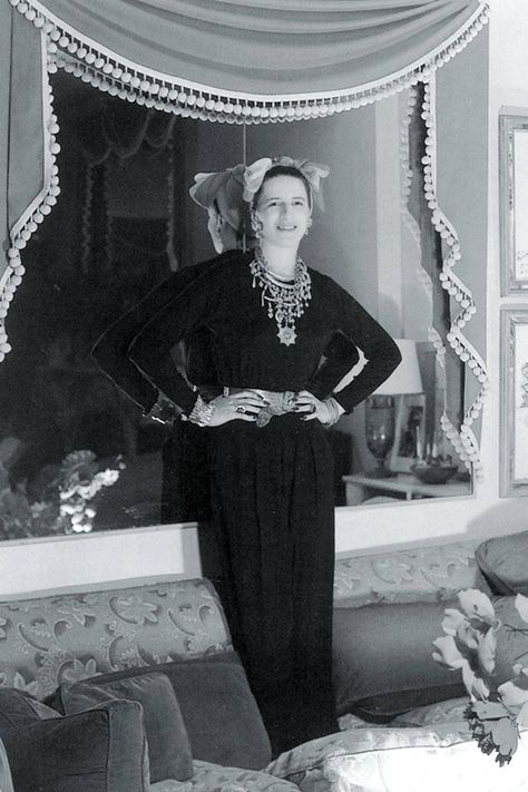 The chic interior designer both Diana Vreeland and Grace Kelly loved - read more here. Diana Vreeland Style, Diana Vreeland Vogue, Madeleine Vionnet, Madame Gres, Diana Vreeland, Vintage Fashion Photography, Elsa Peretti, Fabulous Clothes, Chic Interior