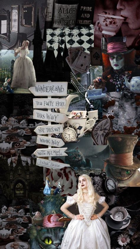 Tim burton Tim Burton Alice In Wonderland, Alice In Wonderland Tim Burton, Tim Burton Movie, Were All Mad Here, Mad Hatter, Tim Burton, White Roses, Alice In Wonderland, Tea Party