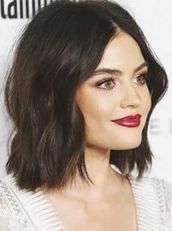 Lucy Hale Bob, Lucy Hale Hair, Neck Length Hair, Hair 50, Wedding Haircut, Hairstyles Bob, Everyday Hair, Wavy Lob, Wavy Bob Hairstyles