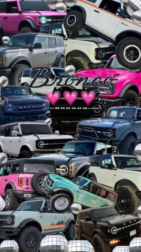 Bronco Car, Blue Jeep, Trucks Lifted Diesel, Ford Mustang Car, Girly Car, Dream Cars Jeep, Jacked Up Trucks, Rodeo Outfits, Car Goals