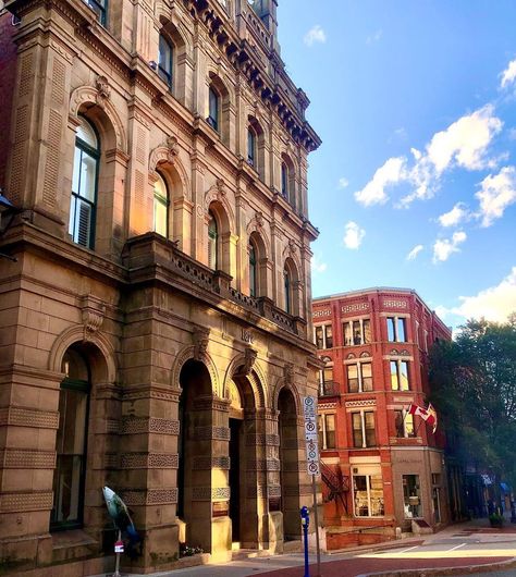 Alex | NB Travel Blogger 🇨🇦 on Instagram: “Canada, NB - Uptown Saint John . . . #newbrunswick #saintjohn #old #heritage #city #bluesky #unique #canada #travelcanada #adventure…” Saint John New Brunswick, Saint John, New Brunswick, Canada Travel, St John, Travel Blogger, Blue Sky, Blogger, Building