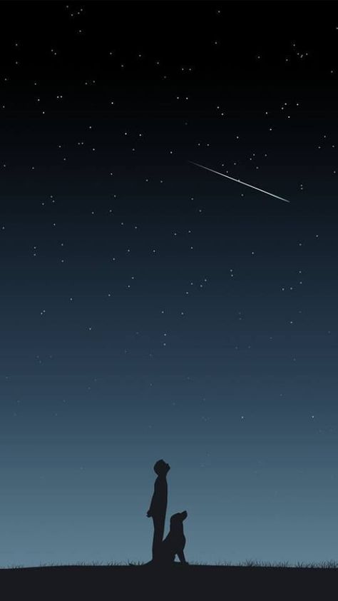 Watching Stars in Night iPhone Wallpaper Single Boy, Dog Wallpaper Iphone, Thought Pictures, Iphone 5 Wallpaper, Gig Poster, Hd Phone Wallpapers, A Sky, Dog Wallpaper, Minimalist Wallpaper