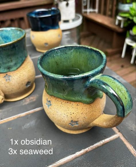 Green Glaze Combinations, Glaze Combos For Pottery, Pottery Kiln, Green Pottery, Amaco Glazes, Ceramic Glaze Recipes, Glaze Ceramics, Glaze Recipe, Pottery Glazes